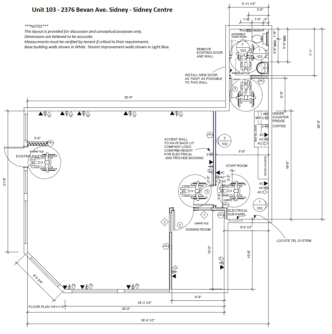 103 - 2376 Bevan Avenue, Sidney, BC floorplan