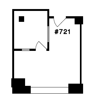721 - 602 West Hastings Street, Vancouver, BC floorplan