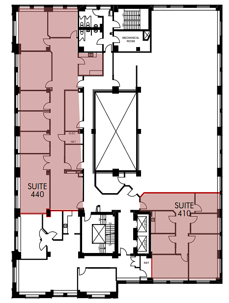 440 - 237 8 Ave SE, Calgary, AB floorplan