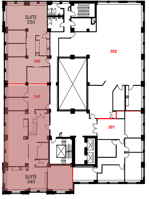 340 - 237 8 Ave SE, Calgary, AB floorplan
