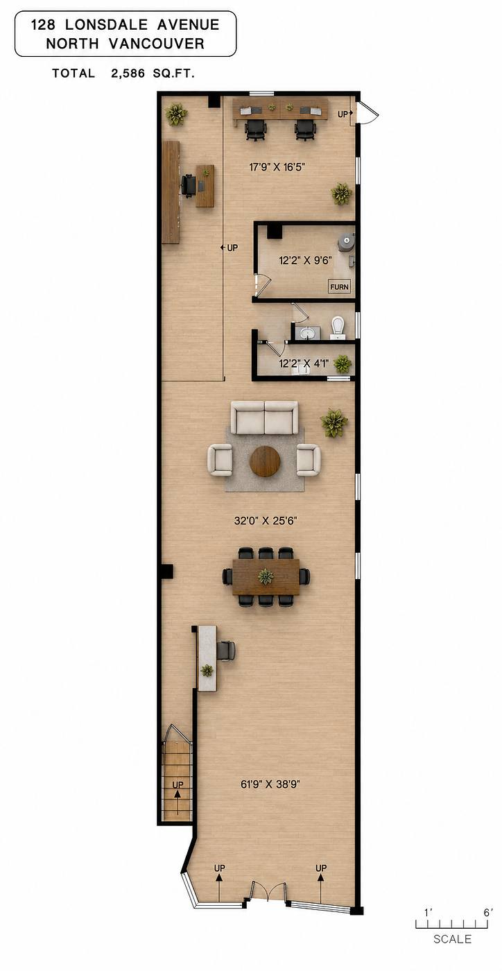 128 Lonsdale Ave, North Vancouver, BC floorplan