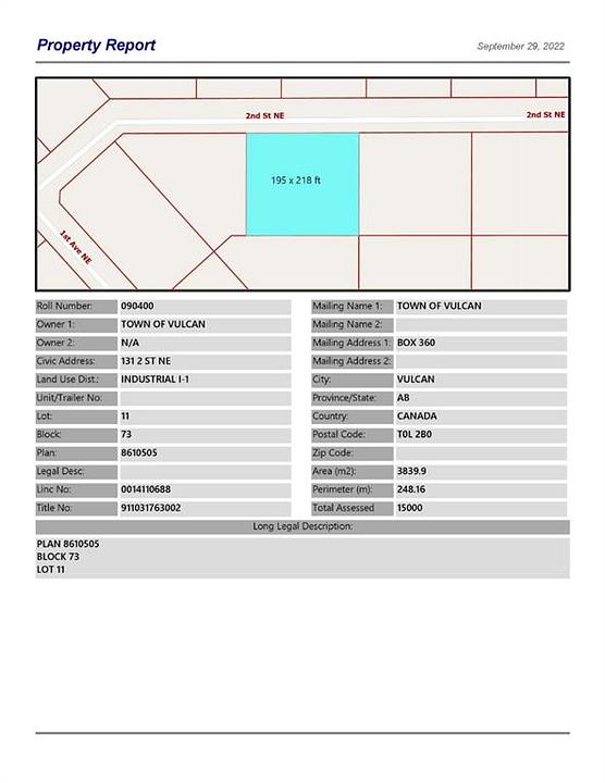 131 2 Street Northeast, Vulcan, AB