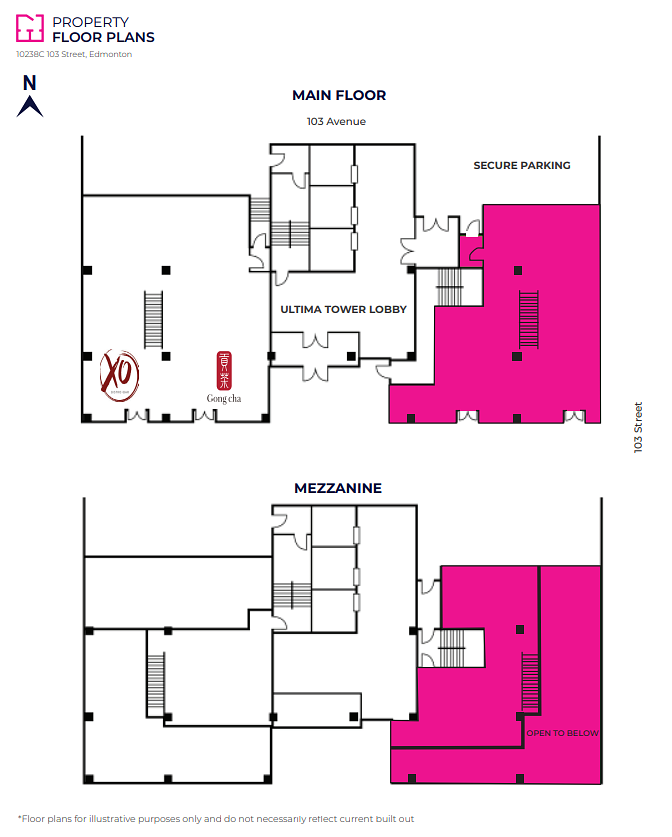 C - 10238 103 Street Northwest, Edmonton, AB floorplan