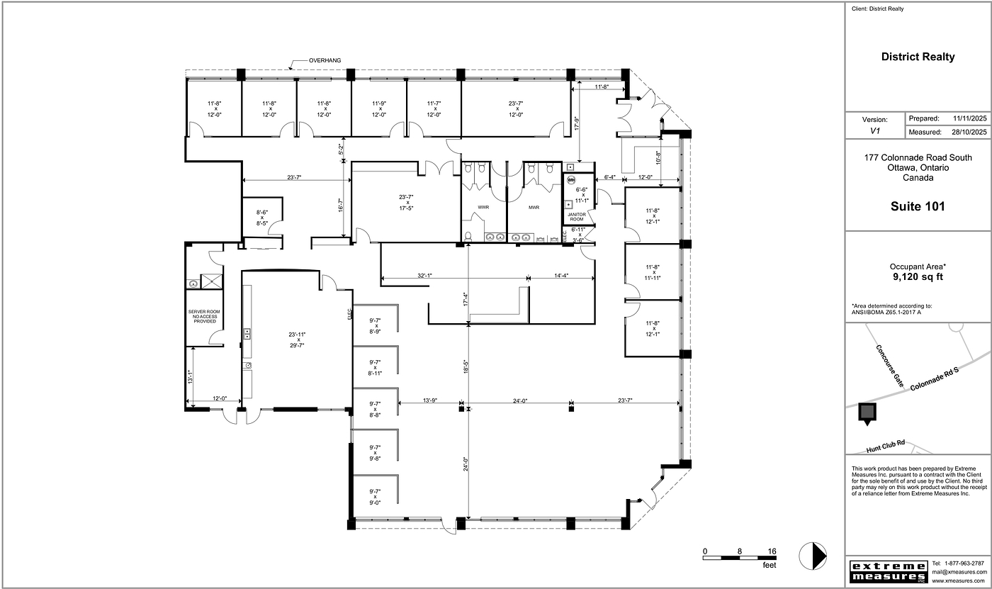 101 - 177 Colonnade Rd, Ottawa, ON floorplan