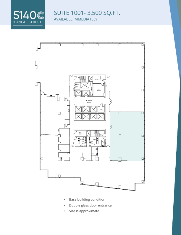 1001 - 5140 Yonge Street, Toronto, ON floorplan