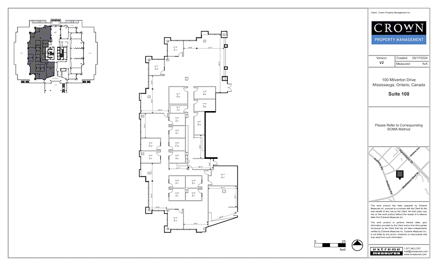 100 - 100 Milverton Drive, Mississauga, ON floorplan