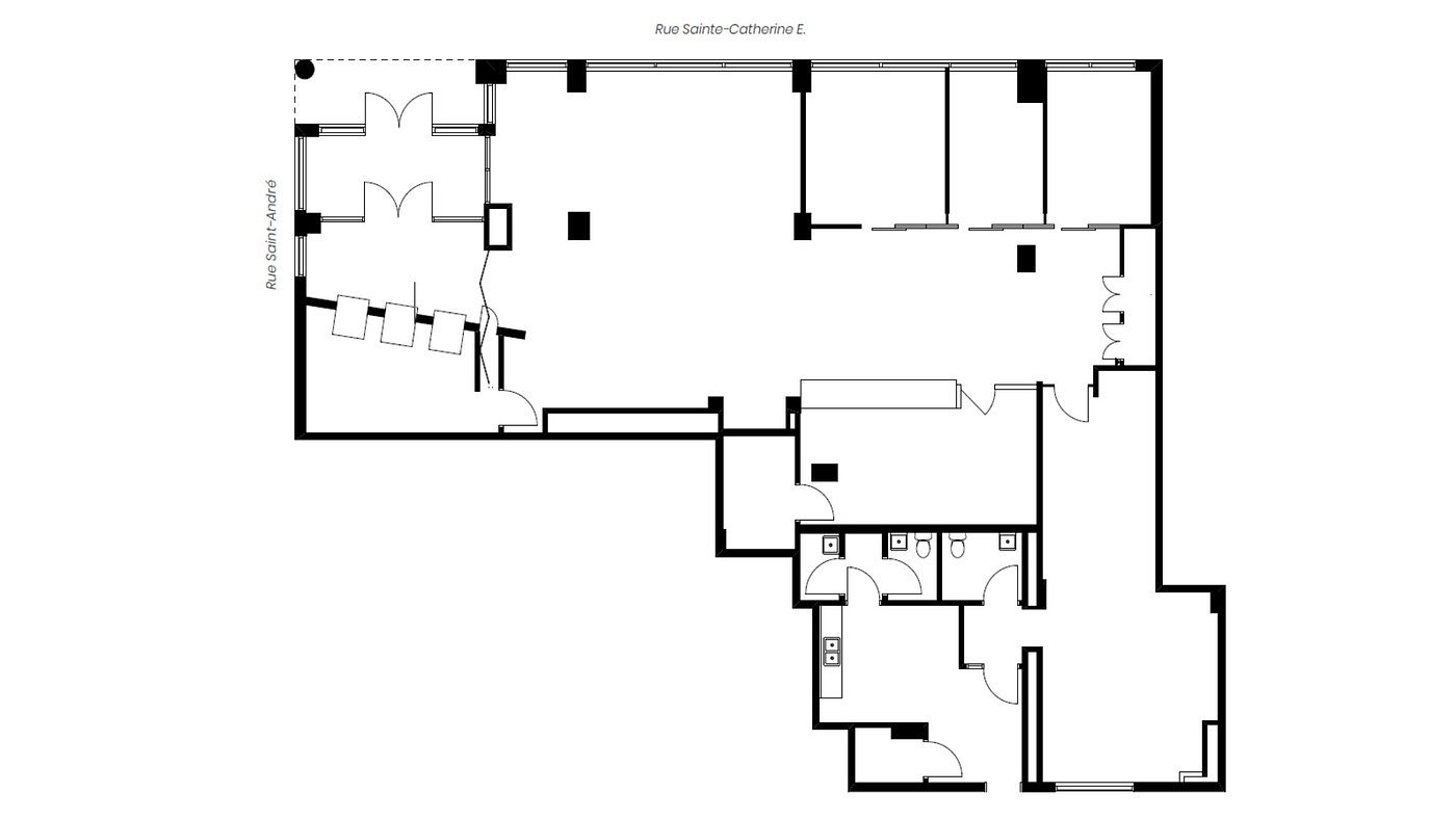 900 Rue Sainte-Catherine Est, Montréal, QC floorplan
