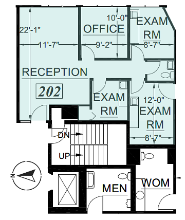202 - 1175 Cook Street, Victoria, BC floorplan