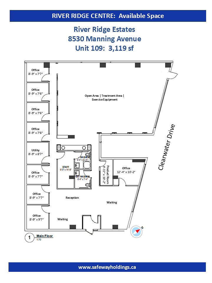 109 - 8530 Manning Ave, Fort McMurray, AB floorplan