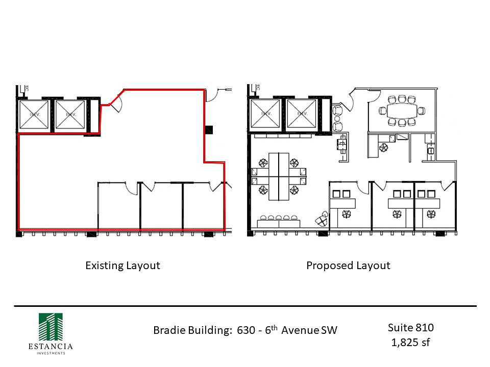 810 - 630 6 Avenue Southwest, Calgary, AB floorplan