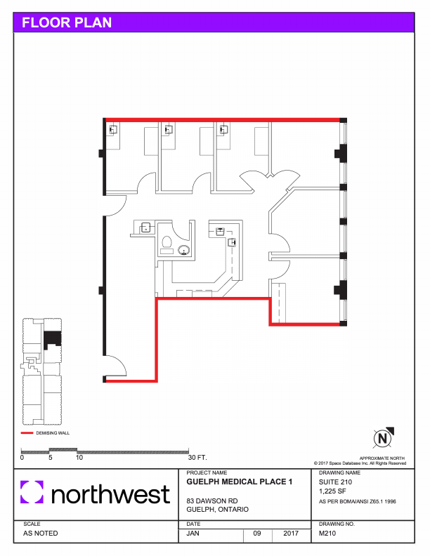 210 - 83 Dawson Road, Guelph, ON floorplan