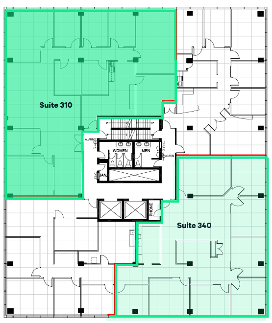 Suite 340 - 1414 8 Street Southwest, Calgary, AB floorplan