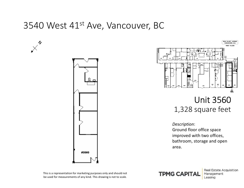 3560 - 3540 W 41st Ave, Vancouver, BC floorplan