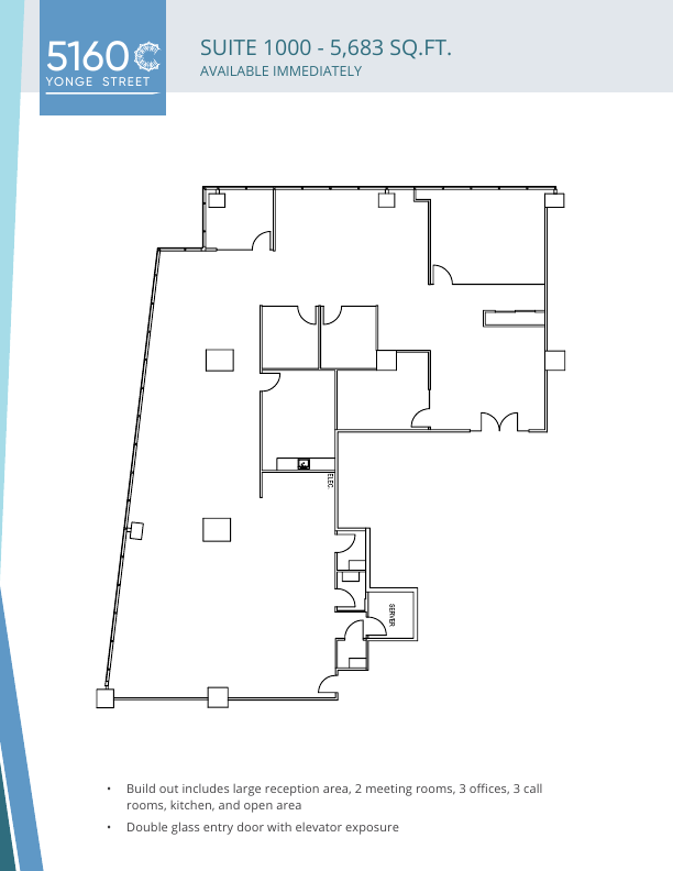 1000 - 5160 Yonge Street, Toronto, ON floorplan