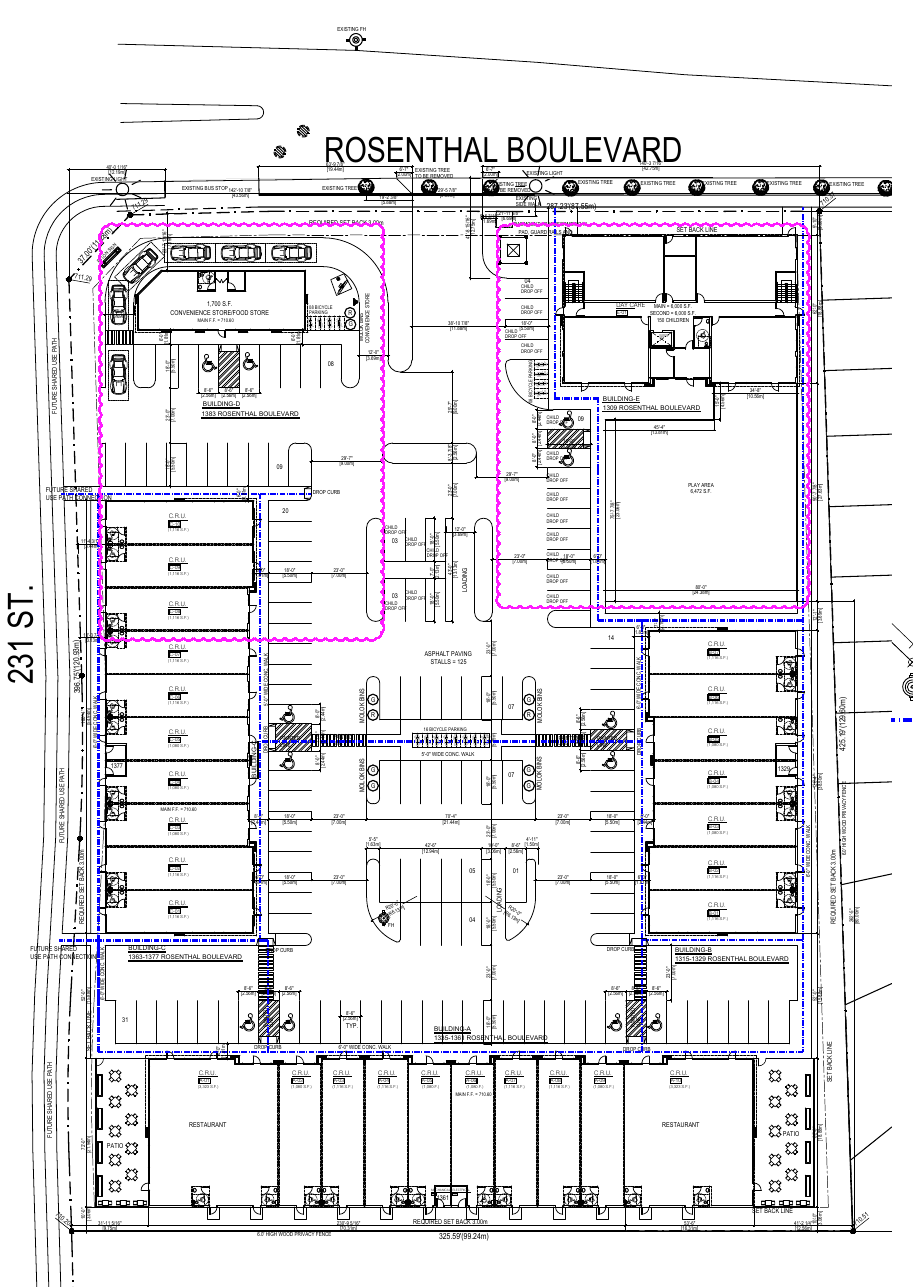 231 St and Rosenthal Blvd, Edmonton, AB floorplan