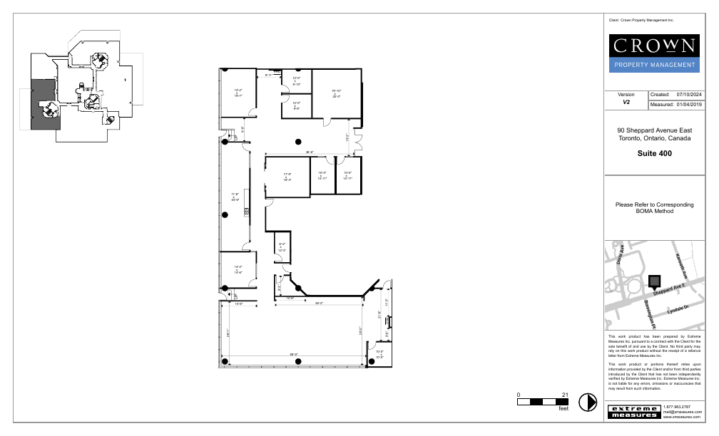 400 - 90 Sheppard Avenue East, Toronto, ON floorplan