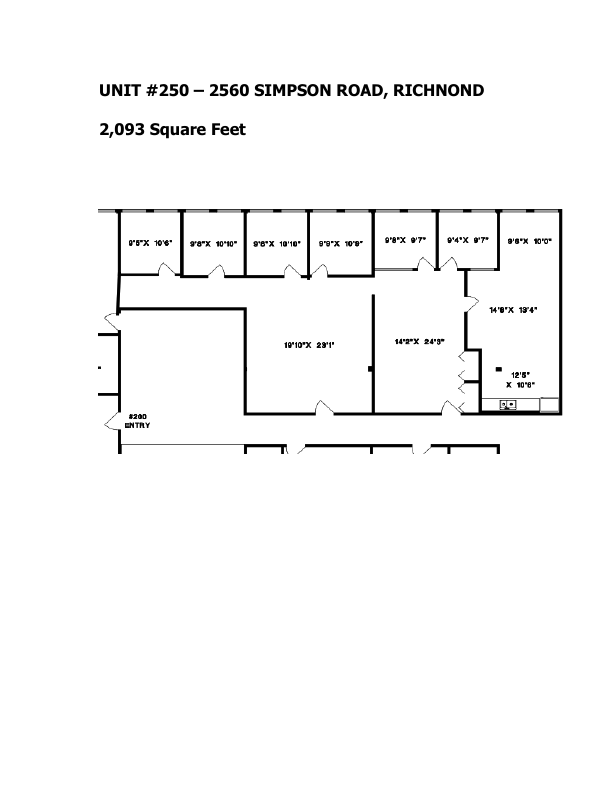 250 - 2560 Simpson Road, Richmond, BC floorplan