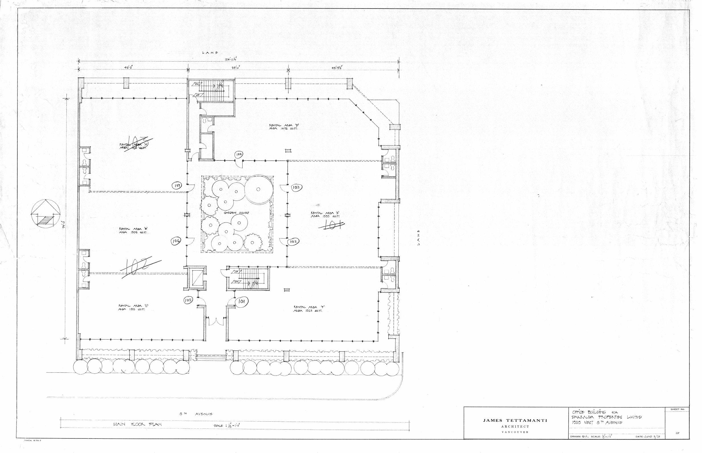 100 - 1525 West 8th Avenue, Vancouver, BC floorplan