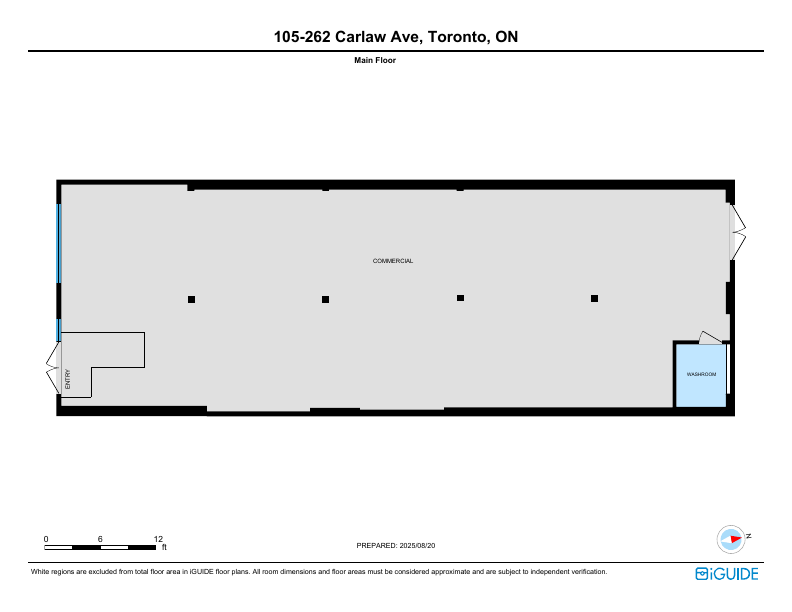 105 - 262 Carlaw Ave, Toronto, ON floorplan