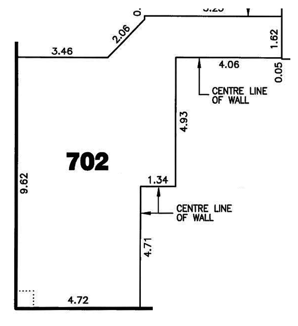 702 - 595 Howe St, Vancouver, BC floorplan