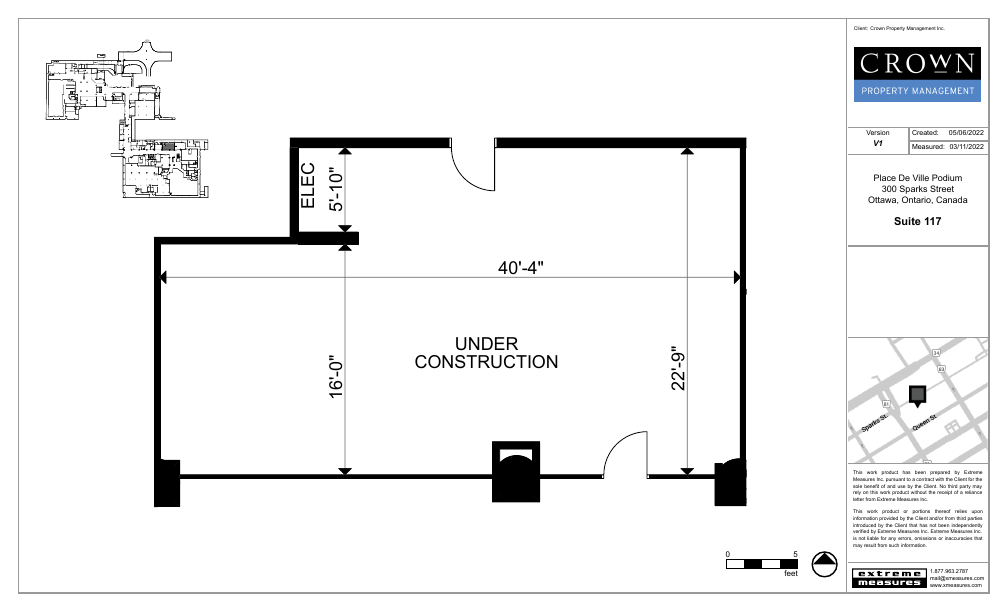 117 - 320 Queen Street, Ottawa, ON floorplan