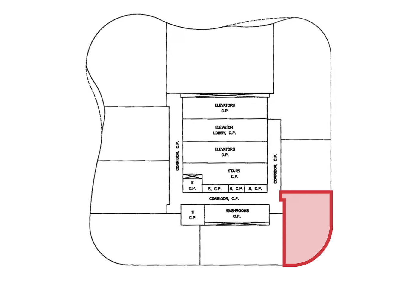 1030 - 320 Granville Street, Vancouver, BC floorplan