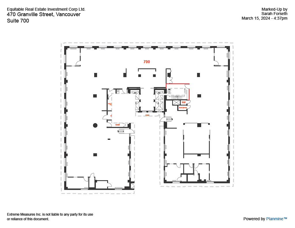 700 - 470 Granville Street, Vancouver, BC floorplan