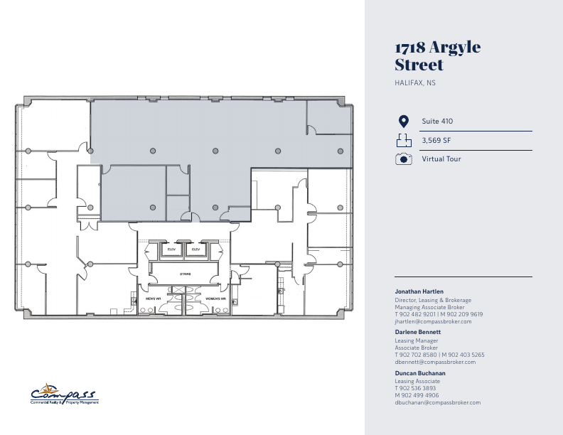 410 - 1718 Argyle Street, Halifax, NS floorplan