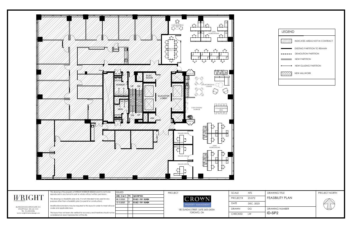 2600 - 180 Dundas Street West, Toronto, ON floorplan