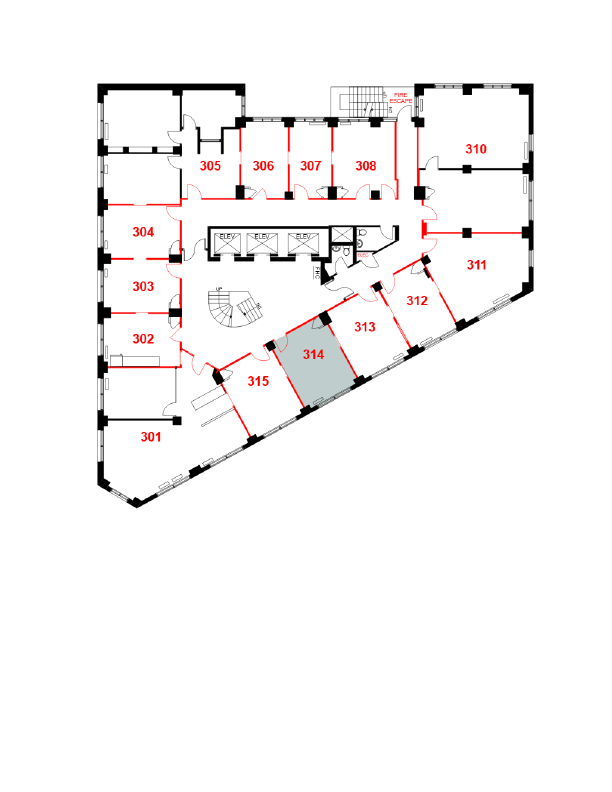 314 - 207 West Hastings Street, Vancouver, BC floorplan