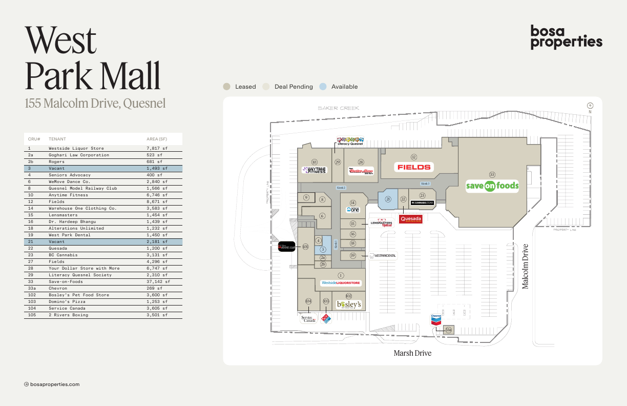 003 - 155 Malcolm Drive, Quesnel, BC floorplan
