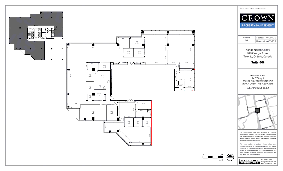 400 - 5255 Yonge Street, Toronto, ON floorplan