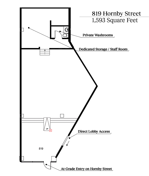 819 Hornby Street, Vancouver, BC floorplan