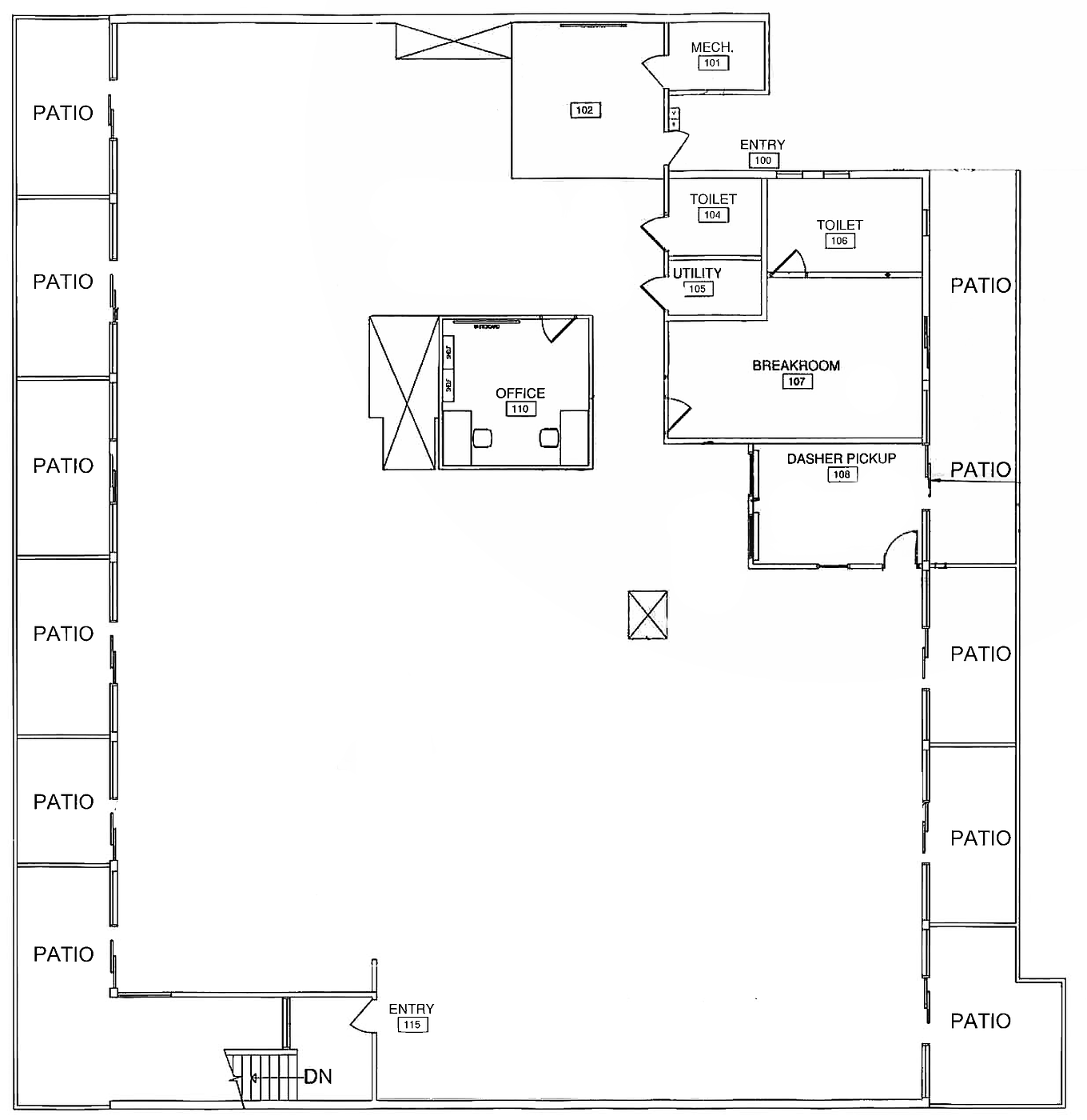 1242 Robson Street, Vancouver, BC floorplan