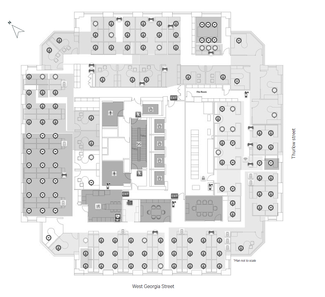 2100 - 1111 West Georgia Street, Vancouver, BC floorplan