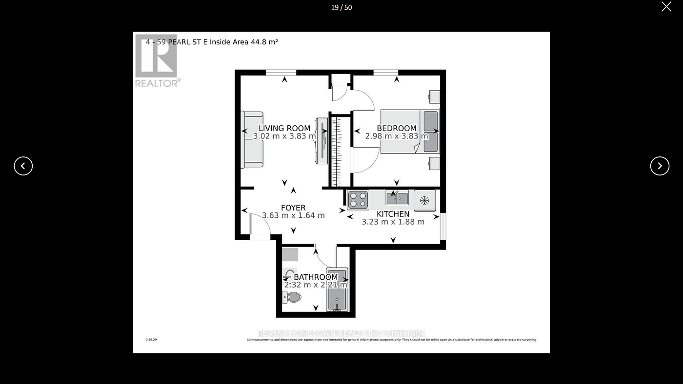 61 - 61 Pearl Street East, Brockville, ON floorplan