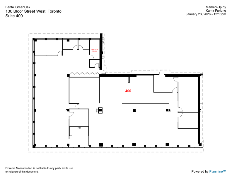 400 - 153 Cumberland Street, Toronto, ON floorplan