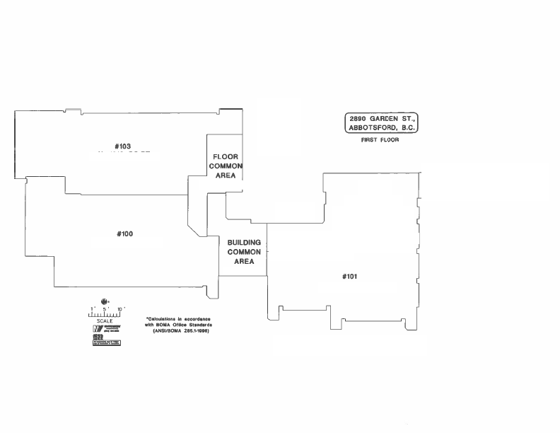 101 - 2890 Garden St, Abbotsford, BC floorplan