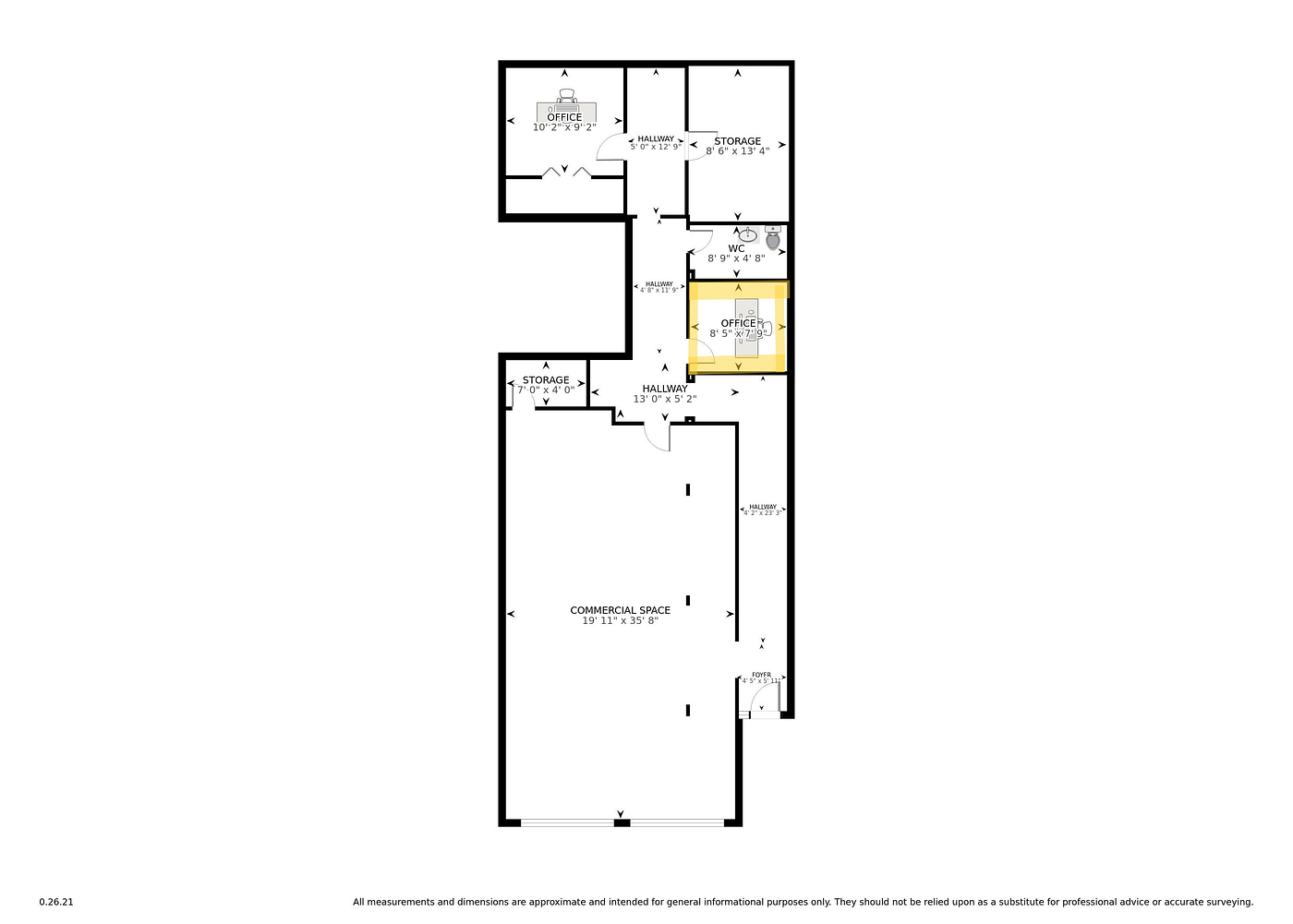 1 - 576 Prince Street, Truro, NS floorplan