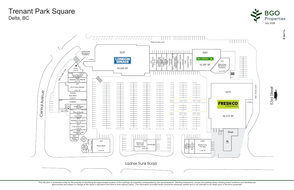5223 - 5201 Ladner Trunk Road, Delta, BC floorplan