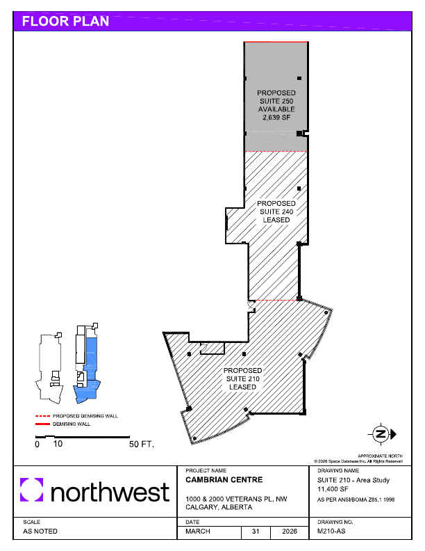 250 - 1000 Veterans Place Northwest, Calgary, AB floorplan