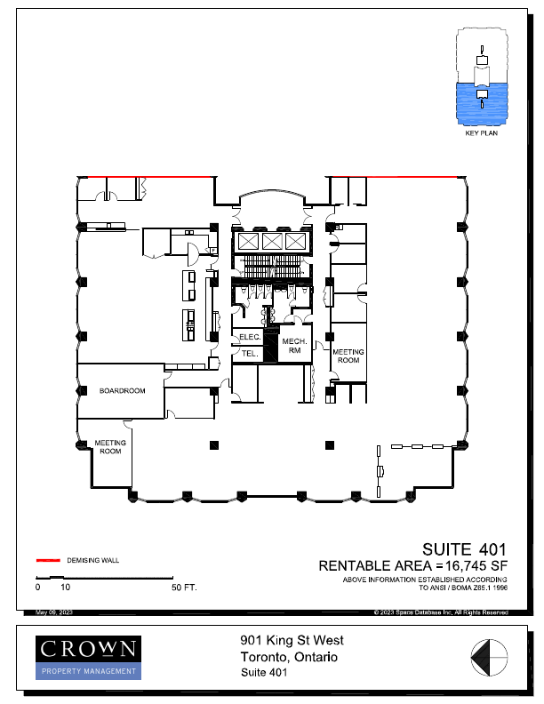 401 - 901 King Street West, Toronto, ON floorplan
