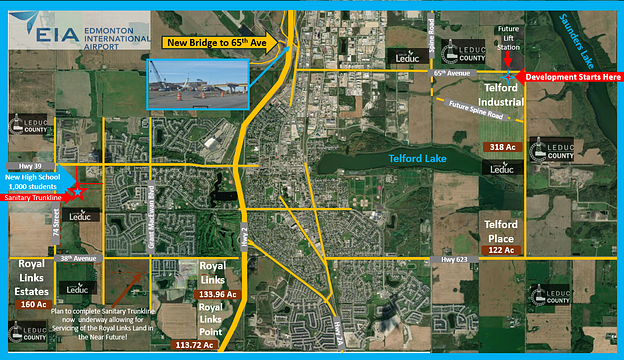 Telford Place Industrial Land, Leduc, AB