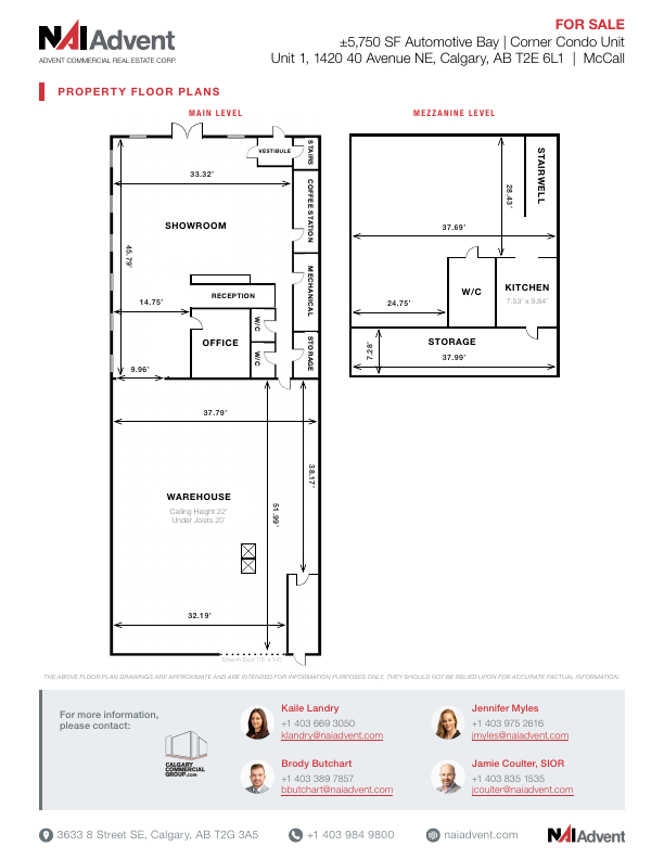 1 - 1420 40 Avenue Northeast, Calgary, AB floorplan