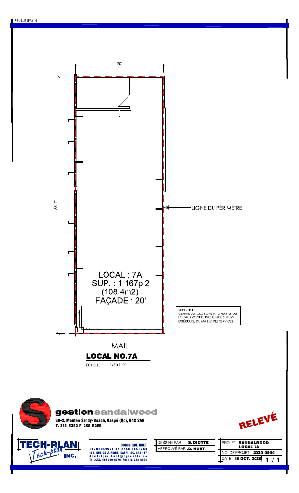 007A - 2 Montée de Sandy-Beach, Gaspé, QC floorplan