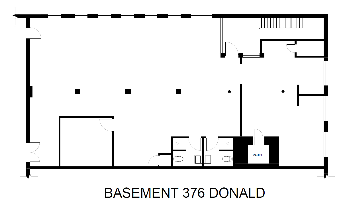 Lower Level - 376 Donald Street, Winnipeg, MB floorplan