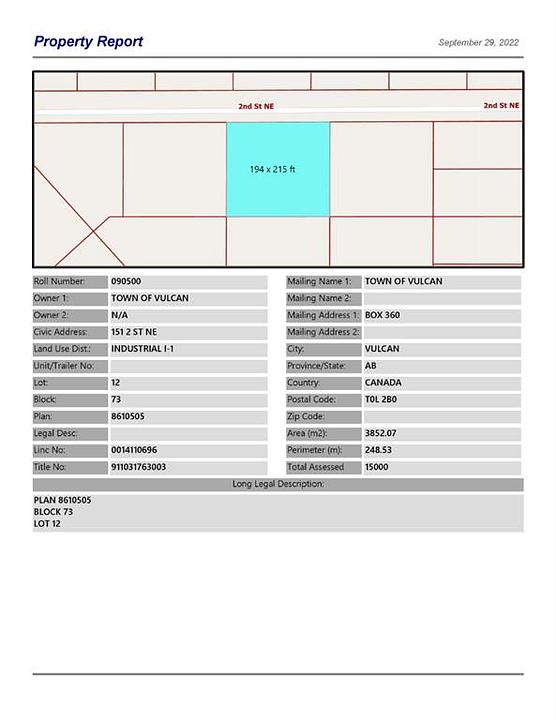151 2 Street Northeast, Vulcan, AB