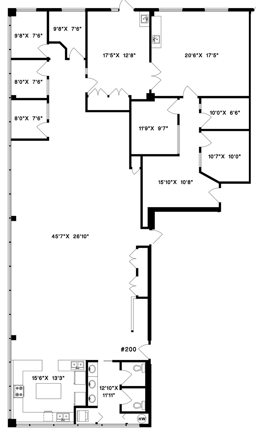200 - 7380 King George Blvd, Surrey, BC floorplan