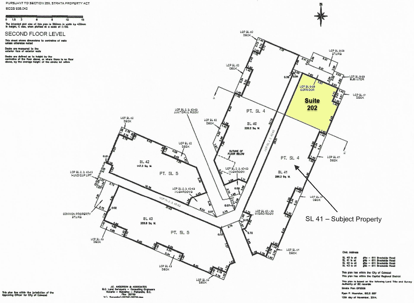 202 - 611 Brookside Road, Colwood, BC floorplan