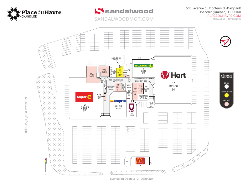 K008 - Avenue Daigneault, Chandler, QC floorplan